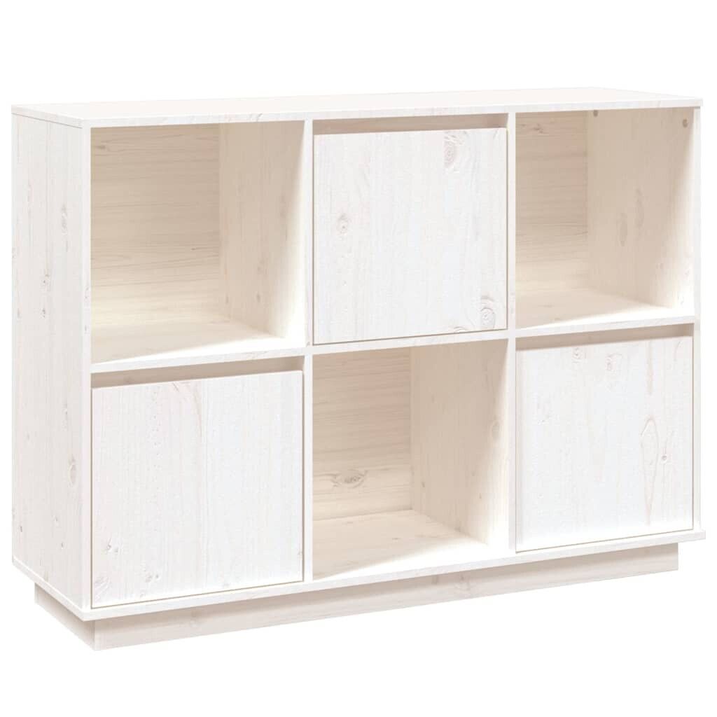 110.5x35x80 cm Sideboard Cabinet Solid Wood Pine
