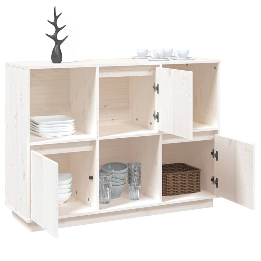 110.5x35x80 cm Sideboard Cabinet Solid Wood Pine
