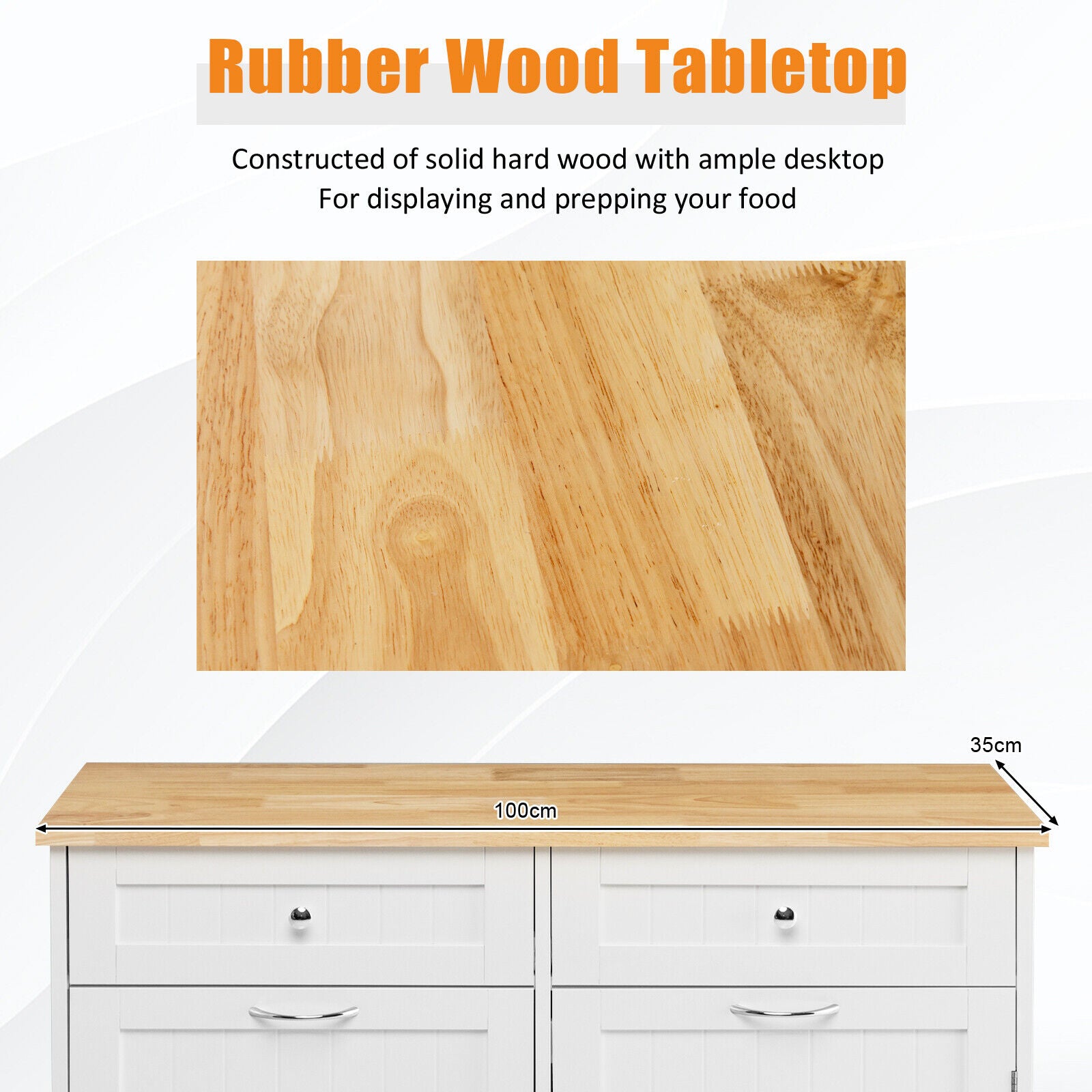 Sideboard Kitchen Storage Cabinet Tilt Out Bin Holder