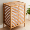Bamboo Laundry Hamper with Lid Removable Liners