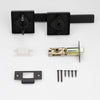 Entrance Knobs with Key Privacy Passage Dummy Door Handle Black