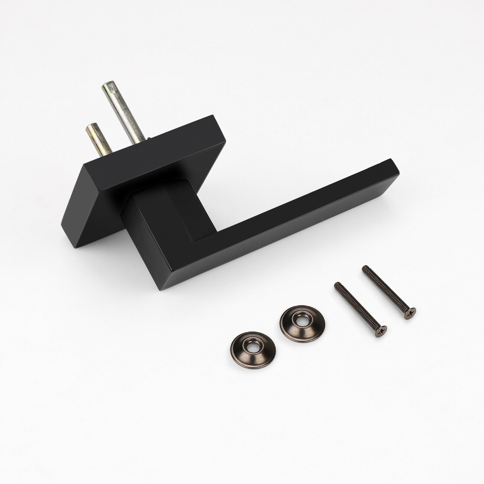 Entrance Knobs with Key Privacy Passage Dummy Door Handle Black