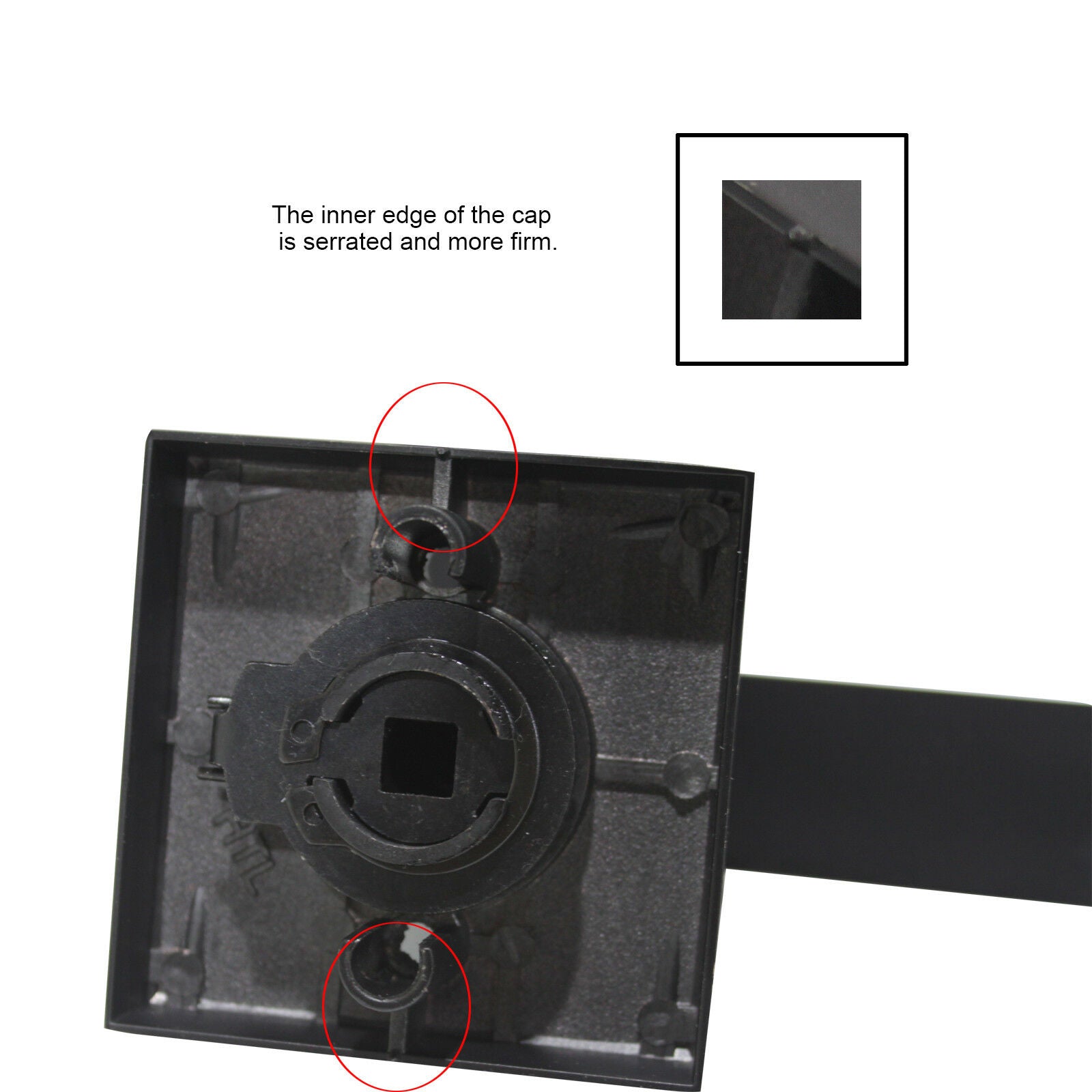 Entrance Knobs with Key Privacy Passage Dummy Door Handle Black