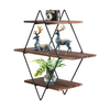 Vintage Floating Shelves Rustic Wooden Wall Shelf Display