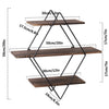 Vintage Floating Shelves Rustic Wooden Wall Shelf Display