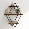 Vintage Floating Shelves Rustic Wooden Wall Shelf Display