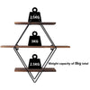 Vintage Floating Shelves Rustic Wooden Wall Shelf Display