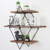Vintage Floating Shelves Rustic Wooden Wall Shelf Display