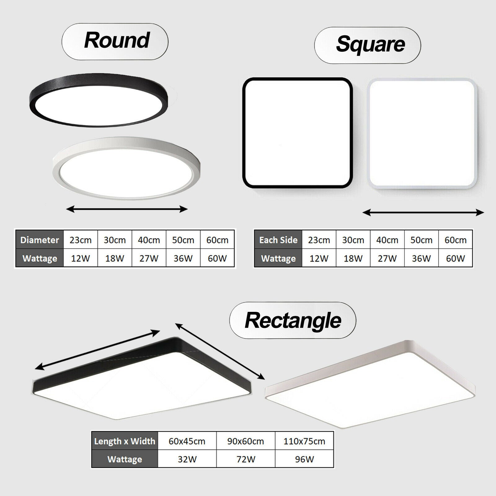 Ultra-THIN LED Ceiling Down Light- White