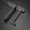 10pcs Square Cabinet Handles Kitchen Drawer Pulls Cupboard Knobs Black