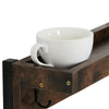12 Hook Wall Mounted Coffee Mug Rack Holder