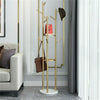 Heavy Duty Marble Coat Rack Stand Rail Hanger