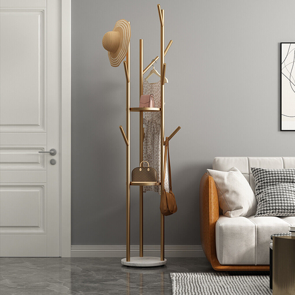 Coat Rack Railing Heavy Duty Marble Coat Rack Stand Rail Hanger – Smart Home