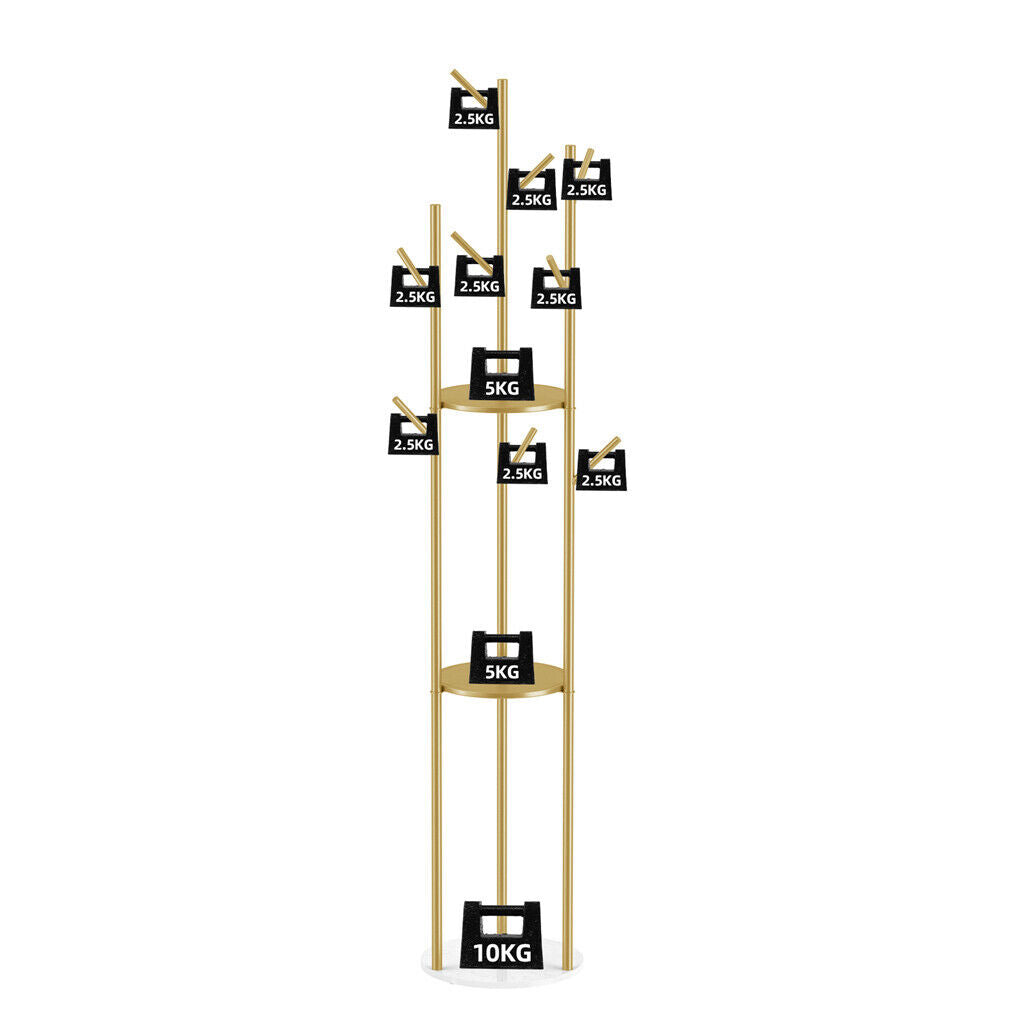 Heavy Duty Marble Coat Rack Stand Rail Hanger