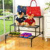 Indoor Outdoor Metal Plant Stand Flower Corner Display Shelf
