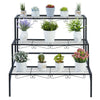 Indoor Outdoor Metal Plant Stand Flower Corner Display Shelf