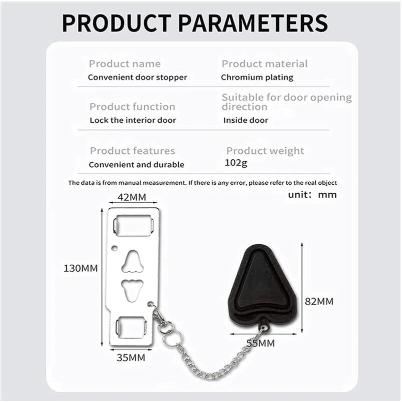 Security Safety Portable Door Lock