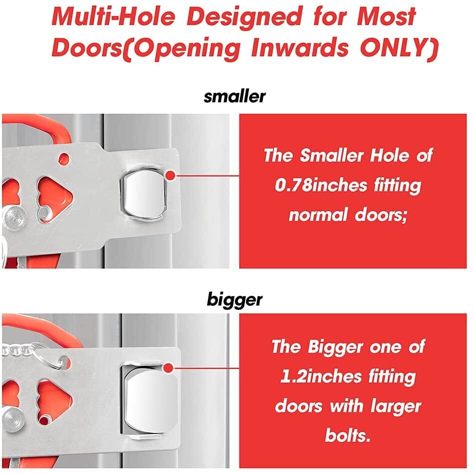 Security Safety Portable Door Lock