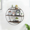 3 Tier Rustic Floating Shelves Wall Shelf Rack Bookshelf for Home Art Decoration