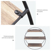 3 Tier Rustic Floating Shelves Wall Shelf Rack Bookshelf for Home Art Decoration