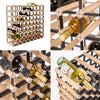 12 20 24 42 72 110 120 Bottle Timber Red Wine Rack Wooden Storage Cellar Display