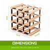 12 20 24 42 72 110 120 Bottle Timber Red Wine Rack Wooden Storage Cellar Display