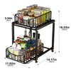 Pull out Kitchen Spice Rack Storage Organizer