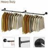 Wall Mounted Clothes Rack Garment Rack Hanging