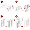 2 Doors Shoes Cabinet Storage 36 Paris Portable