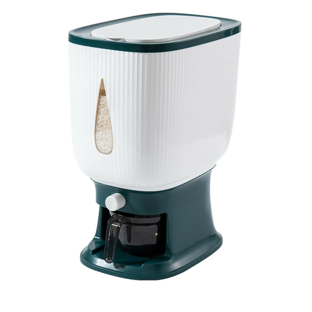 Cereal Rice Dispenser Food Grain Storage 10kg Capacity
