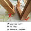Wooden Stand Desktop Glass Vases Plant Pot