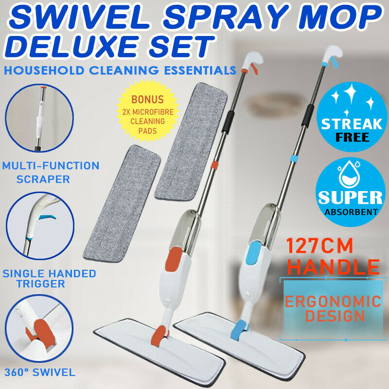 Spray Mop Microfiber Flat Mops