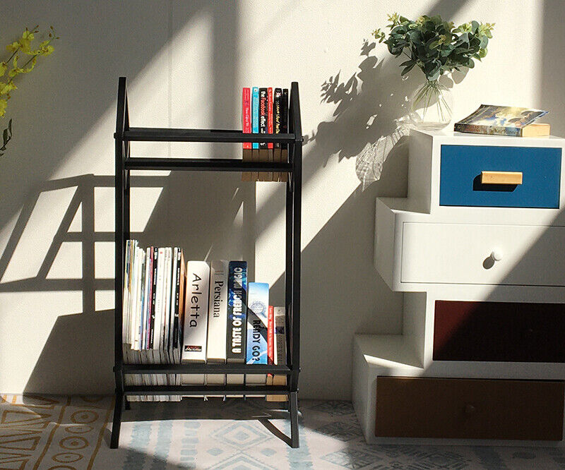 2 Tier Metal Vinyl Desktop Record Display Stand