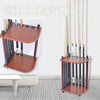 7 Holes Wooden Billiard Cue Bracket Durable Pool Cue Rack