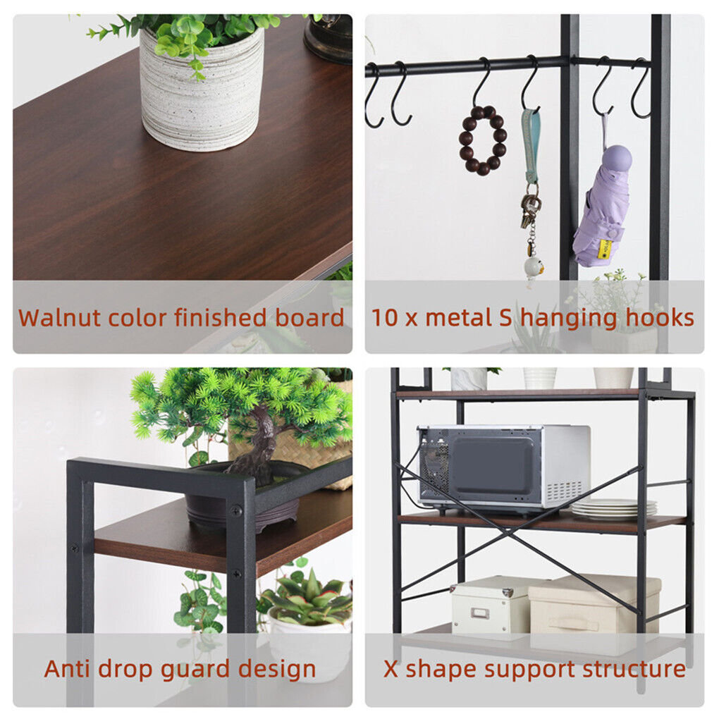 5-Tier Kitchen Bakers Rack Storage Shelves – Smart Home