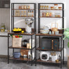 5-Tier Kitchen Bakers Rack Storage Shelves