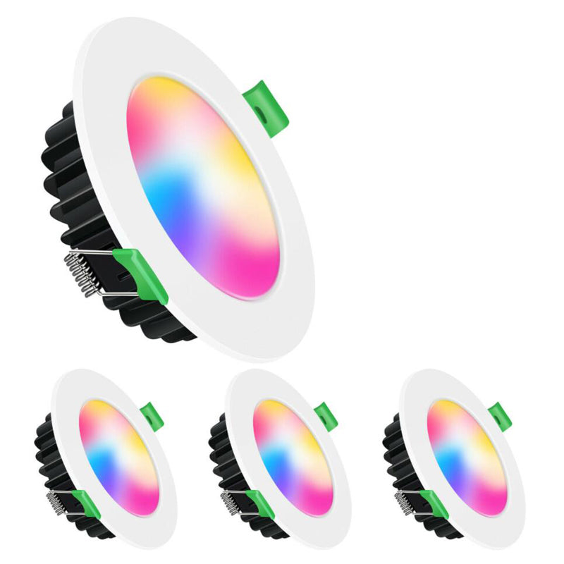 10W Smart Downlight Dimmable RGB CCT - 4PCS