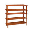 4/5 Tiers Shoe Rack Storage Wooden Organizer Shelf