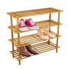 4/5 Tiers Shoe Rack Storage Wooden Organizer Shelf
