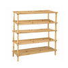4/5 Tiers Shoe Rack Storage Wooden Organizer Shelf