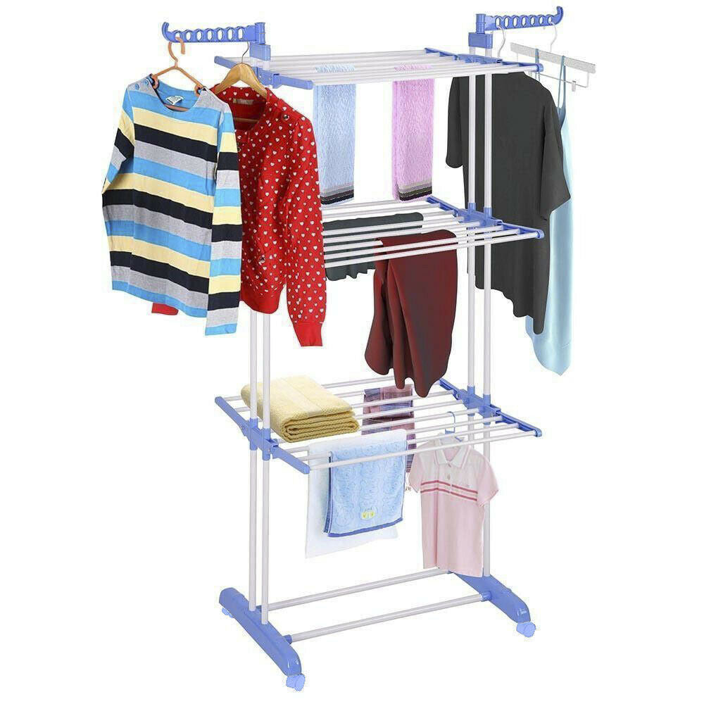 6 Tiers Foldable Garment Hanger Clothes Drying Rack