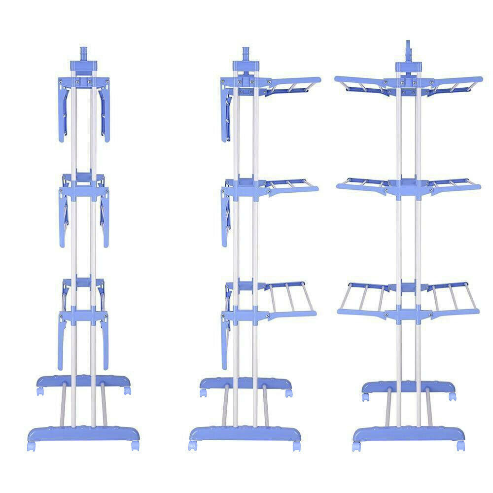 6 Tiers Foldable Garment Hanger Clothes Drying Rack