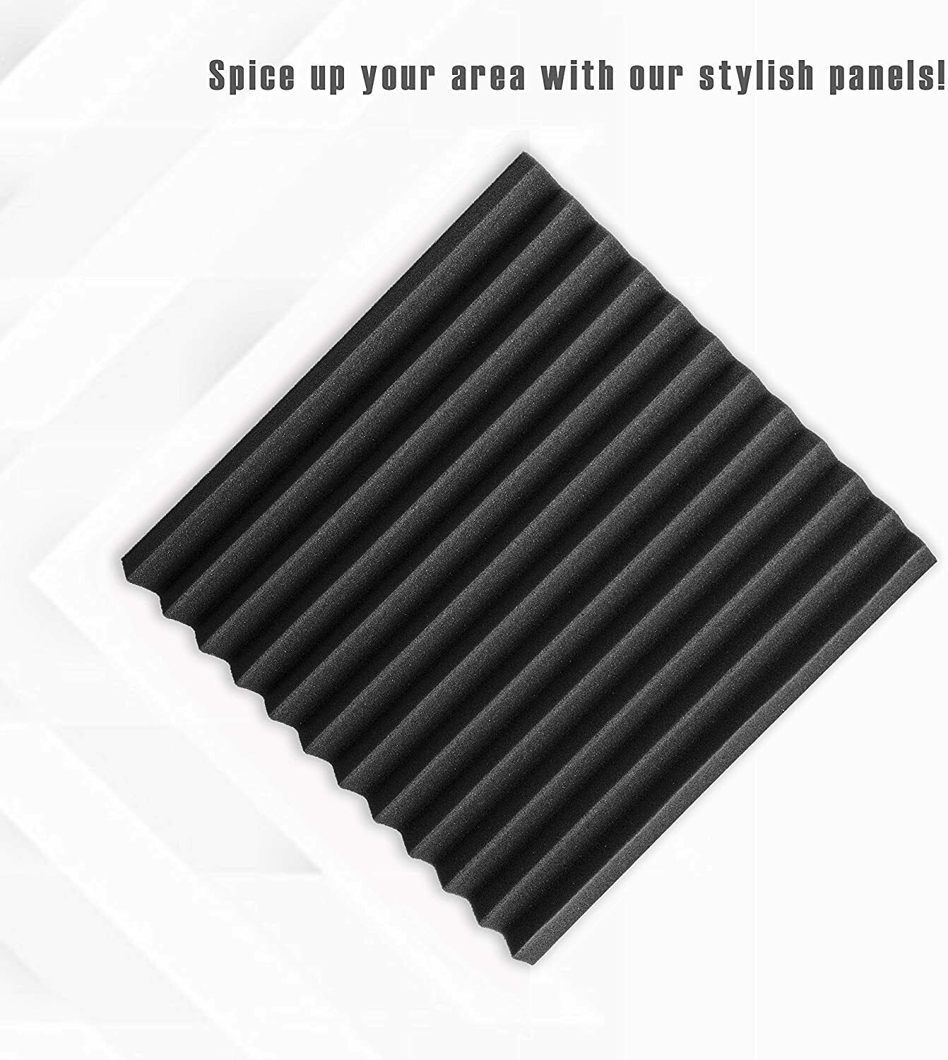 20pcs 30X30X5cm/50x50x5cm Studio Acoustic Foam Sound Absorbation Proofing Panel Wedge