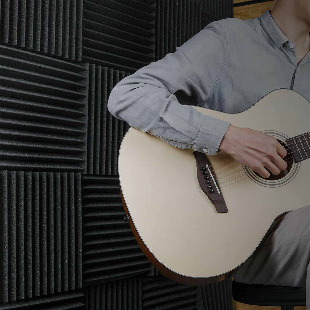 20pcs 30X30X5cm/50x50x5cm Studio Acoustic Foam Sound Absorbation Proofing Panel Wedge