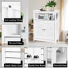 Bathroom Wooden Storage Cabinet Toilet Organiser