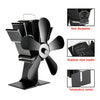 5 Blade Heat Fan Fireplace Heater