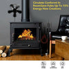 5 Blade Heat Fan Fireplace Heater