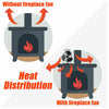 5 Blade Heat Fan Fireplace Heater