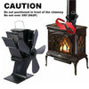 5 Blade Heat Fan Fireplace Heater