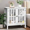 Storage Cabinet Cupboard Buffet Sideboard With Glass Door